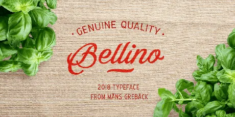 Bellino PERSONAL USE ONLY font