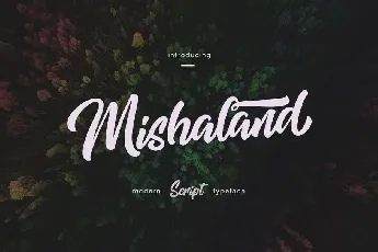 Mishaland Typeface Free font