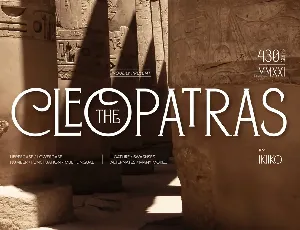 Cleopatras font