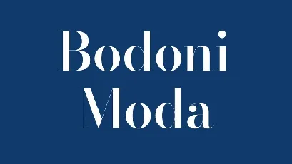 Bodoni Moda Family font