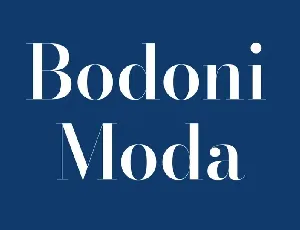 Bodoni Moda Family font