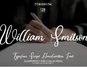 William Smitson font