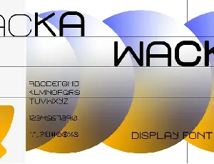 Wacka Wacka font
