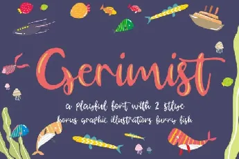 Gerimist Script font