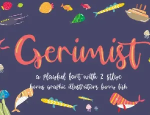 Gerimist Script font