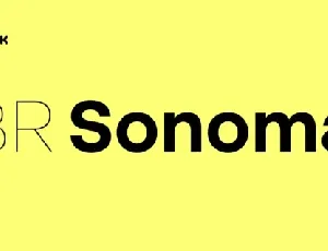 BR Sonoma Family font
