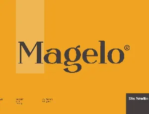 Magelo font