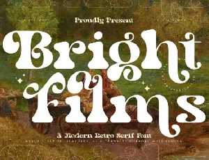 Bright Films font