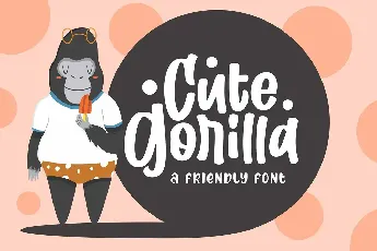 Cute Gorilla font