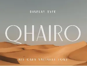 Qhairo font