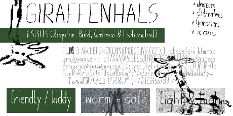 Giraffenhals font