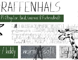 Giraffenhals font