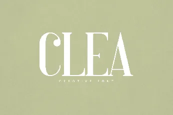 Clea font