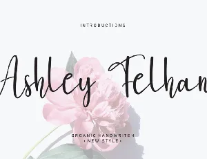 Ashley Felhan font