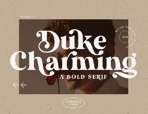 Duke Charming Serif font