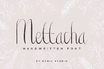 Mettacha Handwritten font