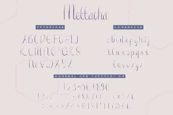 Mettacha Handwritten font