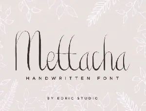 Mettacha Handwritten font