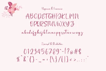 Asmaraloka DEMO font