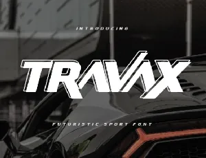 Travax font