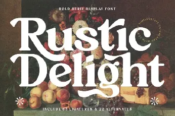 Rustic Delight font