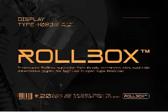 Rollbox font