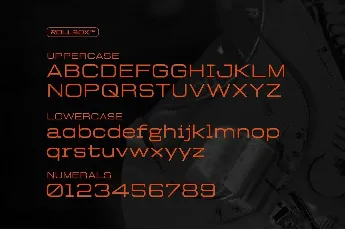 Rollbox font