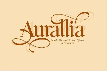 Aurallia font