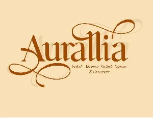 Aurallia font