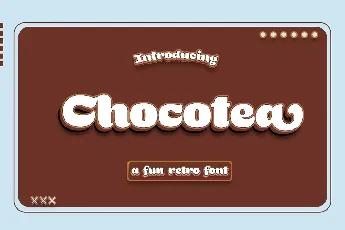 Chocotea font