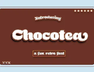 Chocotea font