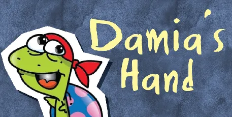 Damia's Hand font