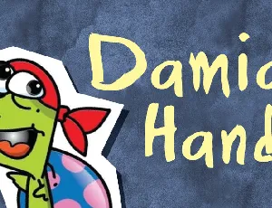 Damia's Hand font