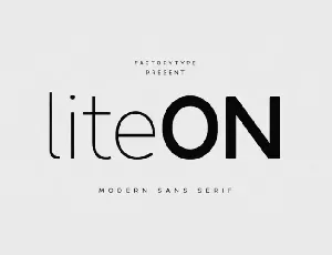 Lite On font