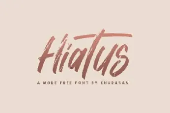 Hiatus Brush font