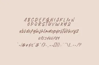 Hiatus Brush font