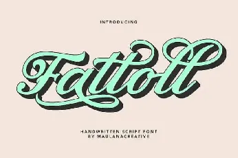 Fattoll Script font