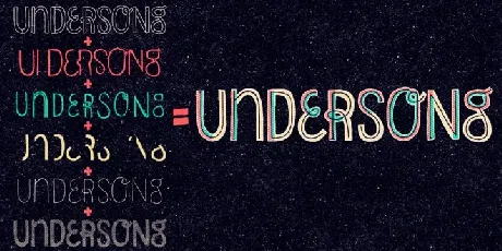 Undersong Family font