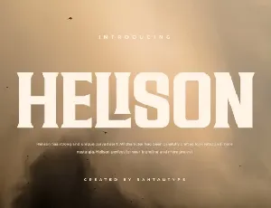 Helison font