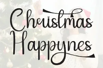 Christmas Happynes Script font