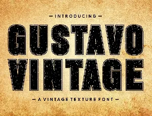 Gustavo Vintage font