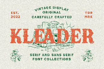 Kleader font