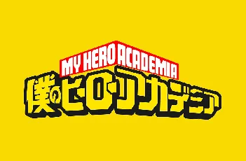 My Hero Academia font