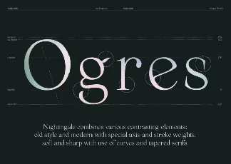 Nightingale font