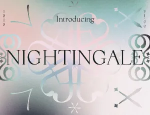 Nightingale font