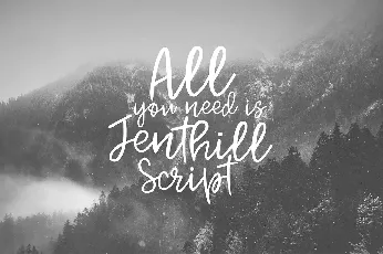 Jenthill Free font