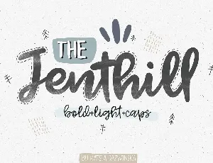 Jenthill Free font