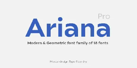 Ariana Pro font