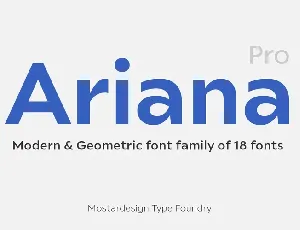 Ariana Pro font