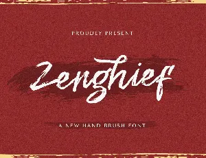 Zenghief font